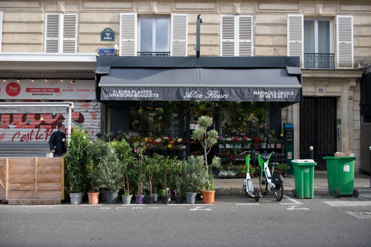 Charming Parisian Apartment With Air Conditioning - Climatisation & 2 Bedrooms - Batignolles Paris Luaran gambar