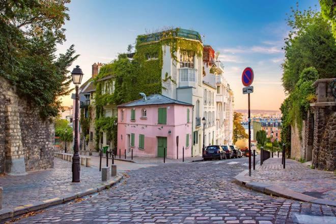 Charming Parisian Apartment With Air Conditioning - Climatisation & 2 Bedrooms - Batignolles Paris Luaran gambar