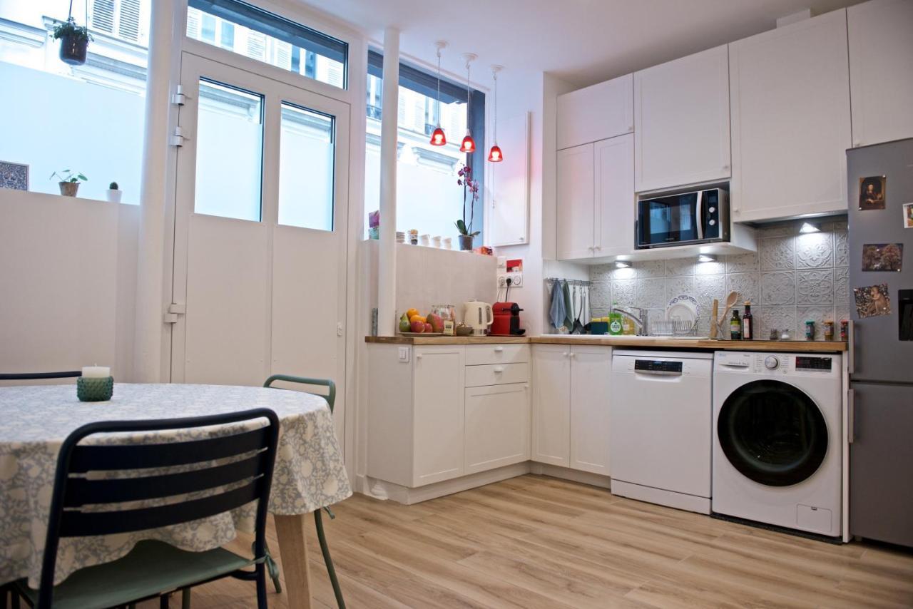 Charming Parisian Apartment With Air Conditioning - Climatisation & 2 Bedrooms - Batignolles Paris Luaran gambar